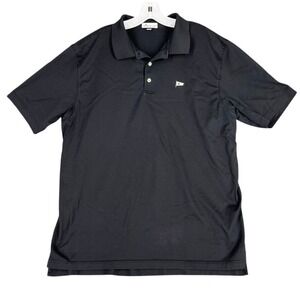 Peter Millar Kermit Red Star Performance Golf Polo‎ Shirt XL Shipping Nautical